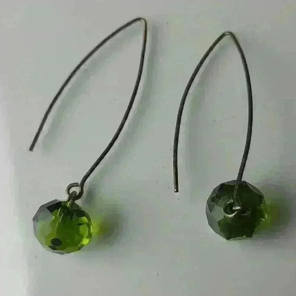 Vintage green red earrings bundle of 2 - Picture 9 of 14